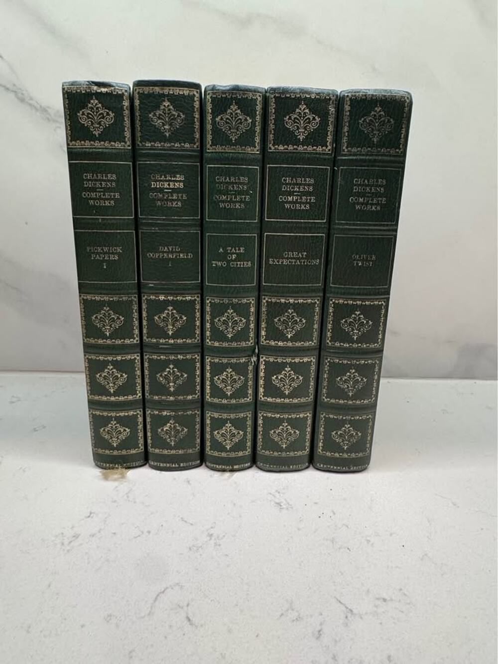 Charles Dickens “Complete Works” Hardback Novel Set Coffee Table Books